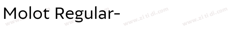 Molot Regular字体转换
